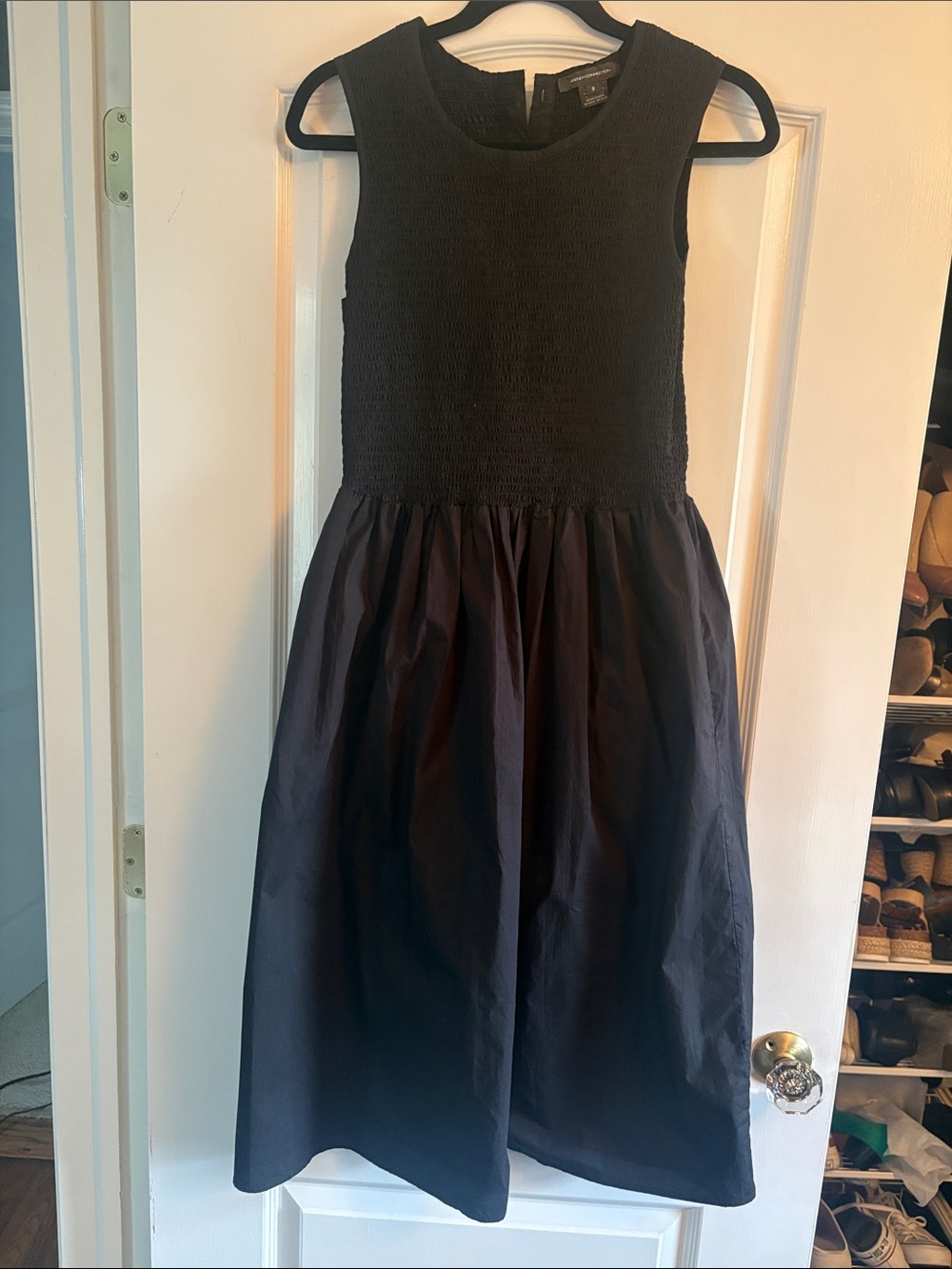 Classic Black Sleeveless Fit-and-Flare Dress